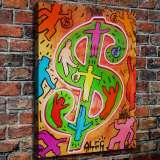 Money HD Canvas Print Home Decor Paintings Wall Art Pictures