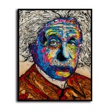 Einstein HD Canvas Print Home Decor Paintings Wall Art Pictures