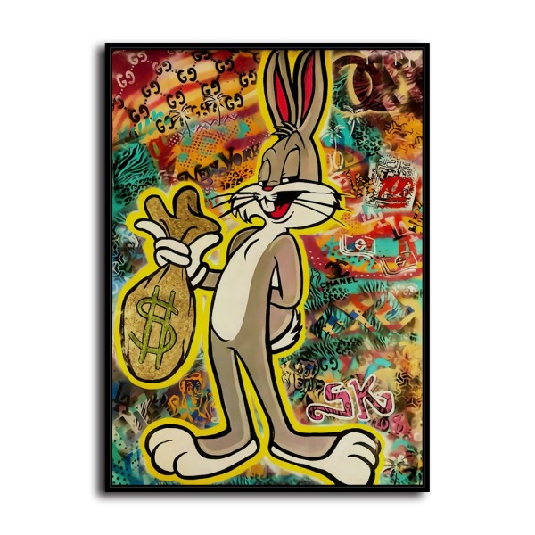 Bugs Bunny HD Canvas Print Home Decor Paintings Wall Art Pictures