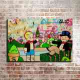 Monopoly HD Canvas Print Home Decor Paintings Wall Art Pictures