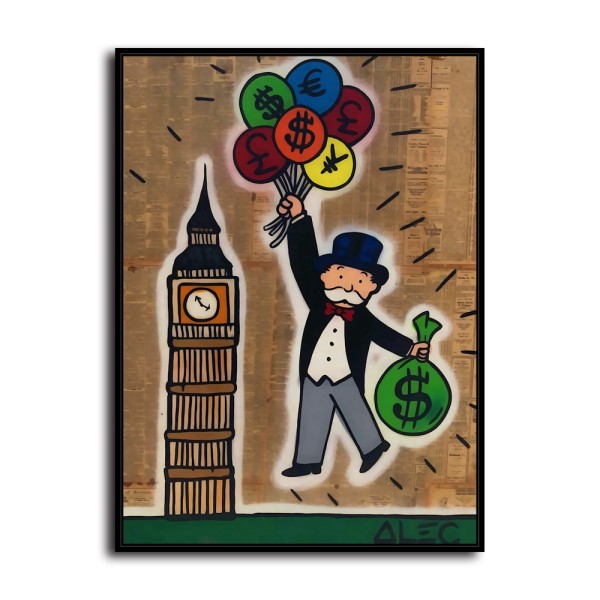 Monopoly HD Canvas Print Home Decor Paintings Wall Art Pictures