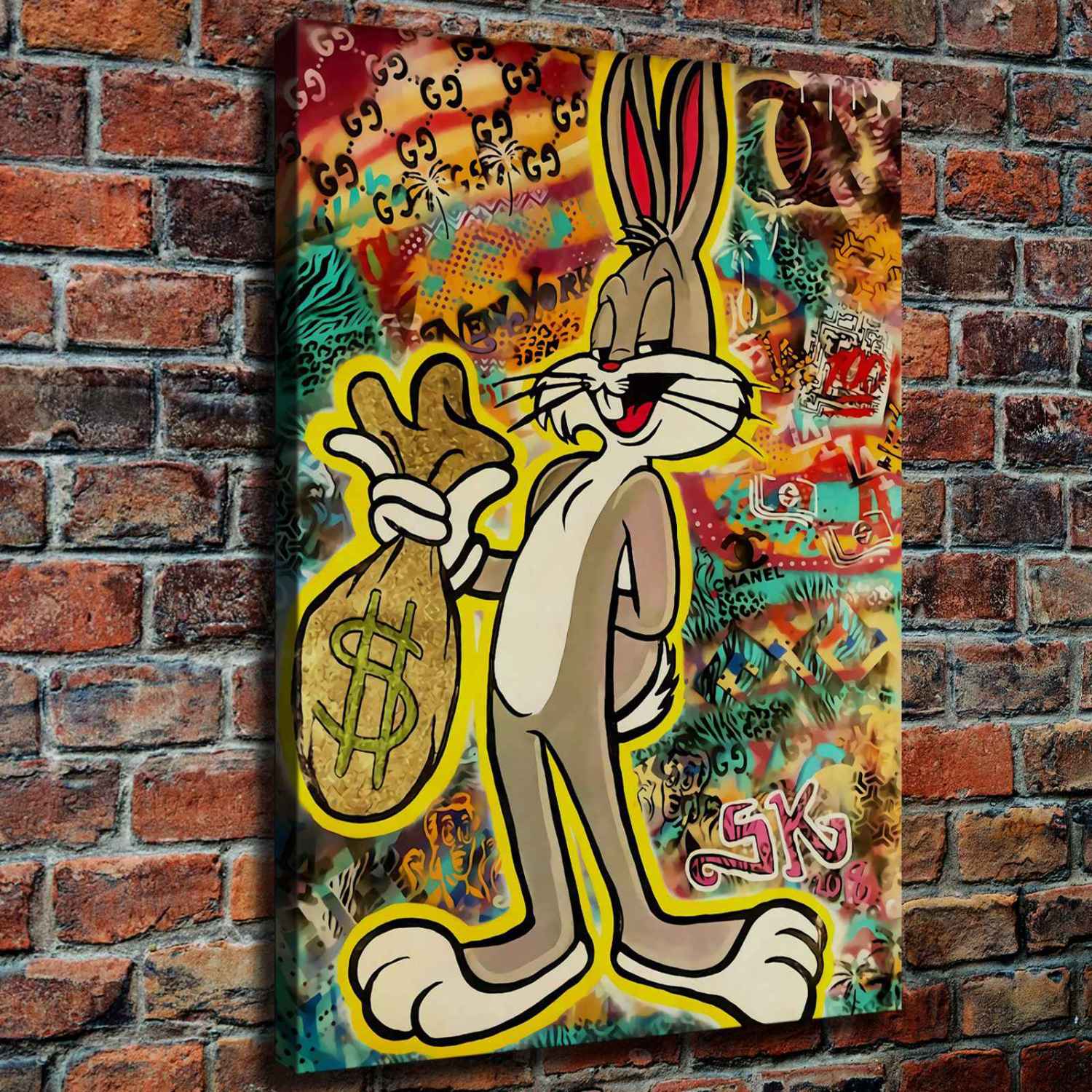 US$ 6.00 - Bugs Bunny HD Canvas Print Home Decor Paintings Wall Art ...