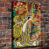 Bugs Bunny HD Canvas Print Home Decor Paintings Wall Art Pictures