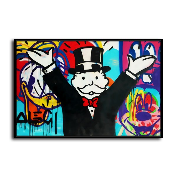 Monopoly HD Canvas Print Home Decor Paintings Wall Art Pictures