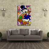 Scrooge McDuck HD Canvas Print Home Decor Paintings Wall Art Pictures