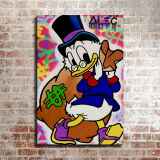 Scrooge McDuck HD Canvas Print Home Decor Paintings Wall Art Pictures