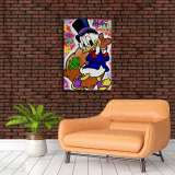 Scrooge McDuck HD Canvas Print Home Decor Paintings Wall Art Pictures