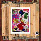 Scrooge McDuck HD Canvas Print Home Decor Paintings Wall Art Pictures