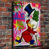 Scrooge McDuck HD Canvas Print Home Decor Paintings Wall Art Pictures