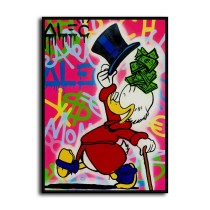 Scrooge McDuck HD Canvas Print Home Decor Paintings Wall Art Pictures