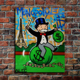 Monopoly HD Canvas Print Home Decor Paintings Wall Art Pictures