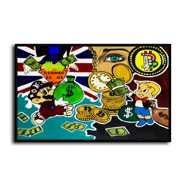 Monopoly HD Canvas Print Home Decor Paintings Wall Art Pictures