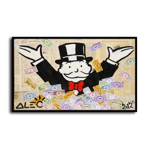 Monopoly HD Canvas Print Home Decor Paintings Wall Art Pictures