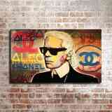 Karl Lagerfeld HD Canvas Print Home Decor Paintings Wall Art Pictures