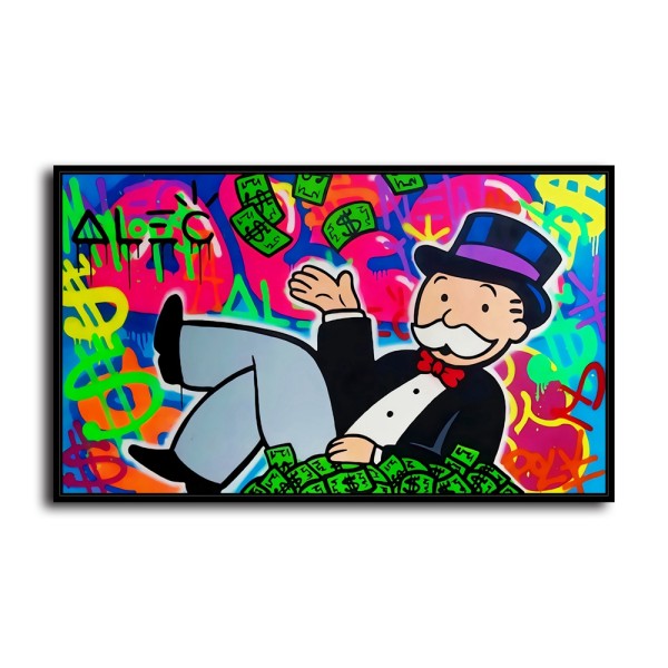 Monopoly HD Canvas Print Home Decor Paintings Wall Art Pictures