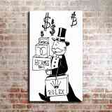 Monopoly HD Canvas Print Home Decor Paintings Wall Art Pictures