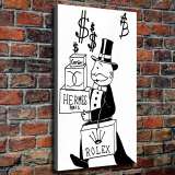 Monopoly HD Canvas Print Home Decor Paintings Wall Art Pictures