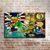 Monopoly HD Canvas Print Home Decor Paintings Wall Art Pictures