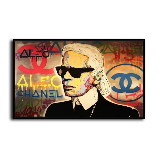 Karl Lagerfeld HD Canvas Print Home Decor Paintings Wall Art Pictures