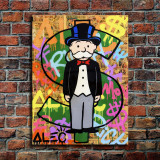 Monopoly HD Canvas Print Home Decor Paintings Wall Art Pictures