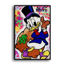 Scrooge McDuck HD Canvas Print Home Decor Paintings Wall Art Pictures