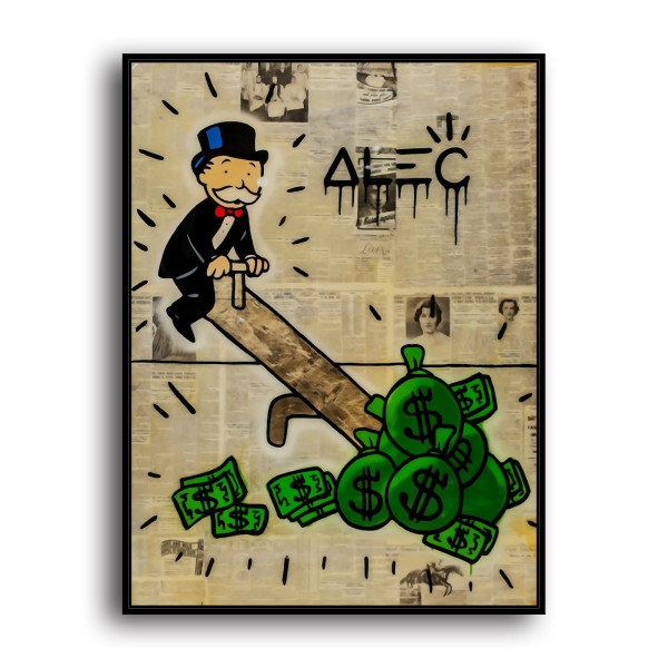 Monopoly HD Canvas Print Home Decor Paintings Wall Art Pictures