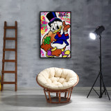 Scrooge McDuck HD Canvas Print Home Decor Paintings Wall Art Pictures