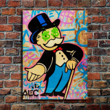 Monopoly HD Canvas Print Home Decor Paintings Wall Art Pictures