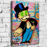 Monopoly HD Canvas Print Home Decor Paintings Wall Art Pictures