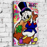 Scrooge McDuck HD Canvas Print Home Decor Paintings Wall Art Pictures