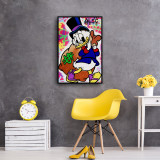 Scrooge McDuck HD Canvas Print Home Decor Paintings Wall Art Pictures