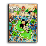 Monopoly HD Canvas Print Home Decor Paintings Wall Art Pictures