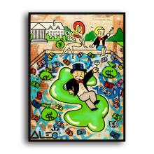 Monopoly HD Canvas Print Home Decor Paintings Wall Art Pictures