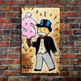 Monopoly HD Canvas Print Home Decor Paintings Wall Art Pictures