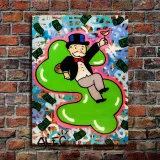 Monopoly HD Canvas Print Home Decor Paintings Wall Art Pictures