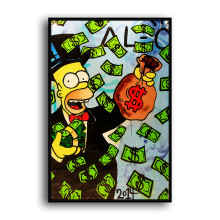 Simpson HD Canvas Print Home Decor Paintings Wall Art Pictures