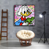 Scrooge McDuck HD Canvas Print Home Decor Paintings Wall Art Pictures