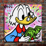 Scrooge McDuck HD Canvas Print Home Decor Paintings Wall Art Pictures