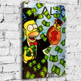 Simpson HD Canvas Print Home Decor Paintings Wall Art Pictures