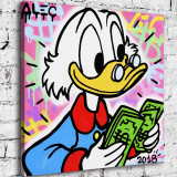 Scrooge McDuck HD Canvas Print Home Decor Paintings Wall Art Pictures