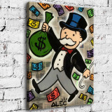 Monopoly HD Canvas Print Home Decor Paintings Wall Art Pictures