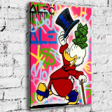 Scrooge McDuck HD Canvas Print Home Decor Paintings Wall Art Pictures