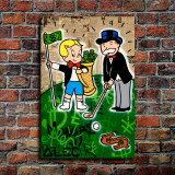 Monopoly HD Canvas Print Home Decor Paintings Wall Art Pictures