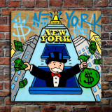 Monopoly HD Canvas Print Home Decor Paintings Wall Art Pictures