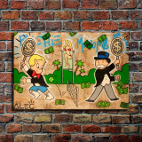 Monopoly HD Canvas Print Home Decor Paintings Wall Art Pictures