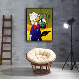 Scrooge McDuck HD Canvas Print Home Decor Paintings Wall Art Pictures