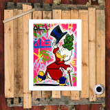 Scrooge McDuck HD Canvas Print Home Decor Paintings Wall Art Pictures