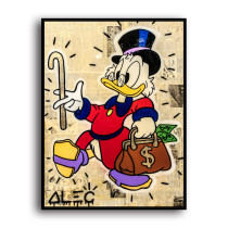 Scrooge McDuck HD Canvas Print Home Decor Paintings Wall Art Pictures