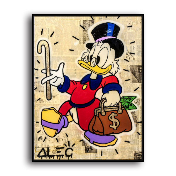 Scrooge McDuck HD Canvas Print Home Decor Paintings Wall Art Pictures