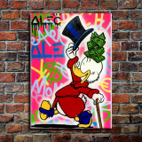 Scrooge McDuck HD Canvas Print Home Decor Paintings Wall Art Pictures